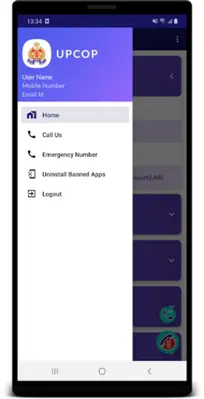 UPCOP android App screenshot 0