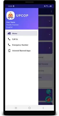 UPCOP android App screenshot 2